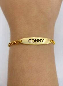 �y���������z�W���G���[�E�A�N�Z�T���[ �m�[�u���R�j�[�S�[���h���b�L�u���X���b�g�u���X���b�gnobile bracciale conny placcato oro nome bracciale regalo