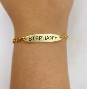 yzWG[EANZT[ uXbgXet@j[S[hbLuXbgnobile bracciale stephanie placcato oro nome bracciale regalo