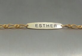 【送料無料】ジュエリー・アクセサリー ノーブルエステルゴールドメッキブレスレットブレスレットnobile bracciale esther placcato oro nome bracciale regalo