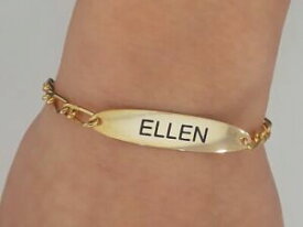 【送料無料】ジュエリー・アクセサリー ノーブルエレンゴールドメッキブレスレットブレスレットnobile bracciale ellen placcato oro nome bracciale regalo