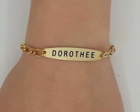 【送料無料】ジュエリー・アクセサリー ノーブルドロシーゴールドメッキブレスレットブレスレットnobile bracciale dorothee placcato oro nome bracciale regalo