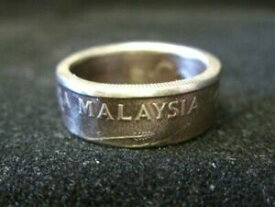 【送料無料】ジュエリー・アクセサリー ハンドメイドマレーシアコインリングサイズマレーfatto a mano malesia coin anello 1991, taglia k 12 us 5 14, malese, r1341