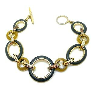 yzWG[EANZT[ Be[Wlg[S[huXbgvintage monet tono oro bracciale a due latifirmato