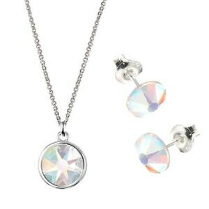 yzWG[EANZT[ Vo[X^[OX^bhC[lbNXZbgLVEXNX^oCXtXL[R925 argento sterling borchia orecchio collana set xirius ab cristall