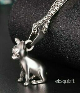 yzWG[EANZT[ `hbOy_glbNX`F[y_gcollana con ciondolo chihuahua cane ciondolo con catena