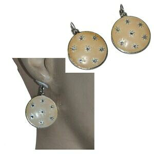 yzWG[EANZT[ AK^u[NhCvPAWFgGCGNX^rW[agatha boucles doreilles dormeuses plaque argent email et cristal bijou