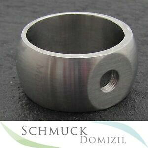 yzWG[EANZT[ XeXOmRNVmelano collezione in acciaio inoxring 12 mm largatg 50nuovo