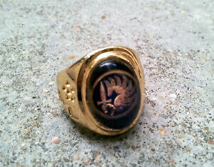 �y���������z�W���G���[�E�A�N�Z�T���[ �O���[�X�o�M���V�����@���G�[�����^���h�������h���M�I���G�����W�F�����b�v���g��grosse bague chevaliere metal dore lourde legion etrangere 2eme rep metro