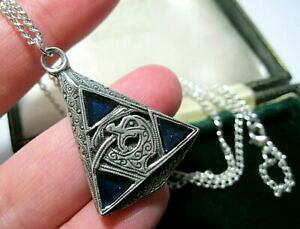 yzWG[EANZT[ rAfVHhSlbNXTt@CAy_gnuovo per miracolo biadesivo drago zoomorfi collana con pendente di zaffiro smalto