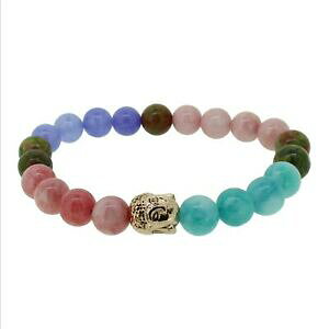 yzWG[EANZT[ Vo[A[gub_uXbgAK^EiLbg[YCbN^[RCY^silverart buddha bracciale 108091 fab081 agata unakit rose lilla turchese metal a