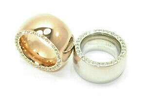 yzWG[EANZT[ XeXX`[fB[XOsNVo[{GQ[Wgacciaio inox anello da donna di fidanzamento rosa argento a nastro