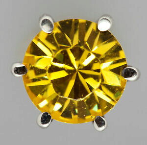 yzWG[EANZT[ Vo[Cggp[Y{^CO925 argento orecchini a bottone light topaz