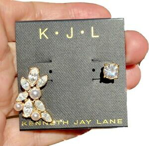 yzWG[EANZT[ PlXWFC[}b`prIS[hbL{^p[kenneth jay lane kjl mischia e abbina padiglione bottone placcato oro perle