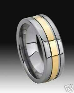 �y���������z�W���G���[�E�A�N�Z�T���[ �^���O�X�e���^���O�X�e���J�[�o�C�h�����O���C�h�S�[���h�v���[�g�n�[�h�`�^��tungstenotungsten carbide anello 8 mm largagold platedtitanio duro 191