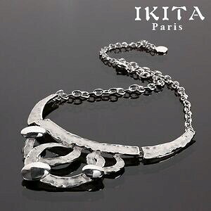 �y���������z�W���G���[�E�A�N�Z�T���[ ���O�W���A���[�X�e�[�g�����g�`�F�[���p���l�b�N���X�V���o�[�G�i�����R���A�[�`���[�J�[lusso statement catena ikita parigi collana smalto argentato collier choker