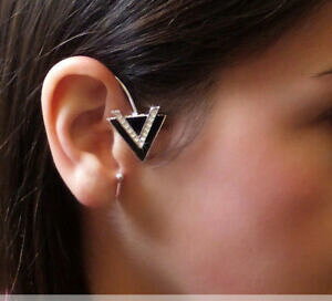 yzWG[EANZT[ WRI[NC[JtCOgCOVo[Gijoliko ohrklemme ear cuff lxl orecchino orecchino retro smalto argento a destra