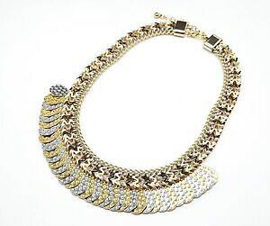 yzWG[EANZT[ RA[vXgVF[lWOUOO[eX^[[htFm[cc882 * collier plastron chaine zigzag et gouttes metal mode femme noir