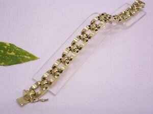 yzWG[EANZT[ uXbgW[W[uXbg_uS[hS[hbLbracciale bracciale a maglie 1970er anni doppio oroplaccato oro amdbl