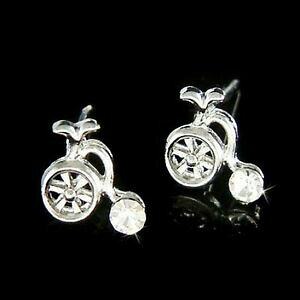 yzWG[EANZT[ CXtXL[NX^TCNOC_[oCNCfBOCObicicletta ~ in swarovski cristallo ciclismo rider bike equitazione orecchini