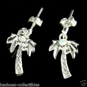 yzWG[EANZT[ VXtXL[nCANX^nCzf[EFfBOCOpalma albero ~ in swarovski cristallo hawaiano vacanza hawaii orecchini da sposa