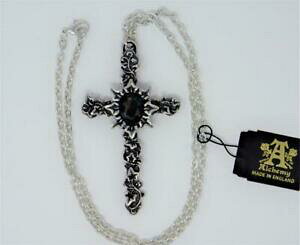 yzWG[EANZT[ ACr[NXy_g`F[XtXL[NX^Zbgivy croce ciondolo e catena set con un cristallo swarovski