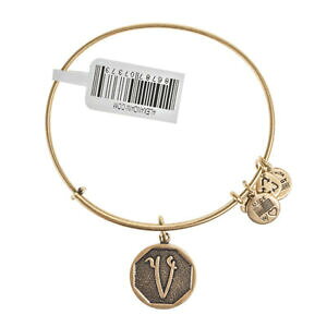 【送料無料】ジュエリー・アクセサリー アレックスイニシャルゴールドブレスレット£alex amp; ani iniziale v bracciale in oro a13eb14vgrrp £ 29