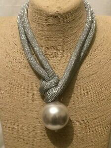 yzWG[EANZT[ r[Yp[lbNXgXe[ggda donna statement lunghi grandi perle di grandi dimensioni con perline finta collana di perle matrim