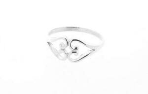 yzWG[EANZT[ Vo[X^[On[gfUCargento sterling cuore design anello di fidanzamento dellamicizia realizzata nel regno unito migliori ami
