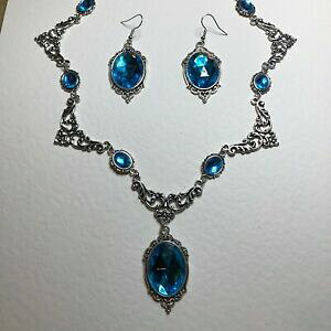 �y���������z�W���G���[�E�A�N�Z�T���[ ���[�K���r�N�g���A�^�[�R�C�Y�V���o�[�l�b�N���X�Z�b�g�`���C�X�C�������Oregal filigrana vittoriano ricchi turchese argento collana set scelta orecchini rfs