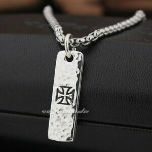 yzWG[EANZT[ X^[OVo[NX^bghbO^OlbNXYy_g[^[TCNXg925 sterling silver cross tarocchi dog tag collana con ciondolo da
