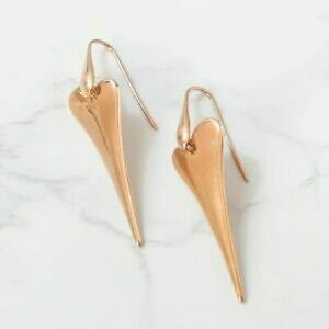 yzWG[EANZT[ [YS[hbLn[gtbNCOrose gold plated punta cuore gancio orecchini 30e3301r