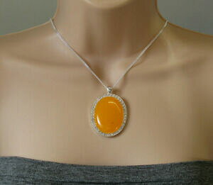 �y���������z�W���G���[�E�A�N�Z�T���[ �g�p�[�Y�W�F�C�h�O�����f�W�F���}�J�{�V�����X�g���X�y���_���g�l�b�N���Xtopaz jade grande gemma cabochon strass ciondolo amp; collana sbalorditivo