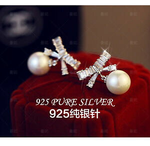 yzWG[EANZT[ p[{ECOo^tCp[NXS[hbLEFfBOorecchini a perno fiocco farfalla perle class matrimonio placcato oro cz g1 58