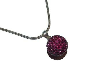 �y���������z�W���G���[�E�A�N�Z�T���[ �L�����f�B�u�����O�t�N�V�A�N���X�^���J���[�V���o�[�X�^�[�����O�{�[���`�F�[����candy bling fucsia colore cristallo amp; argento sterling ball amp; catena prezzo c