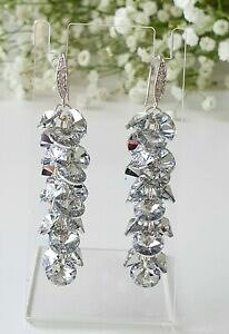 yzWG[EANZT[ Vo[NX^XtXL[RCOXtXL[Ggy_gCO925 argento crystal swarovski R orecchini orecchini pendenti genuine sw