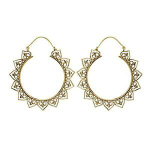 yzWG[EANZT[ S[huXt[vCO~[g81stgeneration orecchini a cerchio ottone dorato 60 mm filigrana tribale