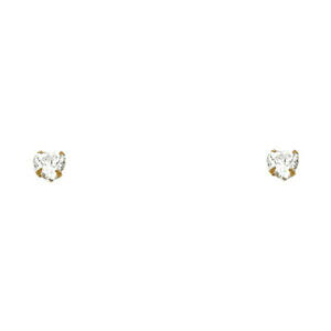 �y���������z�W���G���[�E�A�N�Z�T���[ �S�[���h�C�G���[���A�X�N�����[cuore trasparente cz 4mm 5mm 14k oro giallo vite posteriori april