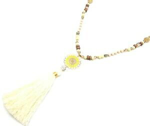 yzWG[EANZT[ \eB[RA[~jyXueXAxbN[UX^hu[cl1952f sautoir collier mini perles brillantes avec rosace metal dore, boul