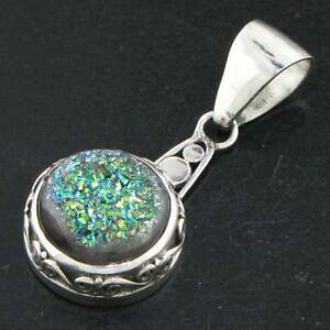 yzWG[EANZT[ AK^hTX^[OVo[y_g37cm agata drusa 925 pendente argento sterling