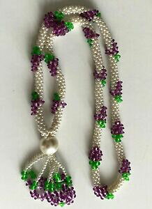 yzWG[EANZT[ ARA[p[uV[Yktrare collier perle blanche amp; raisin neuf
