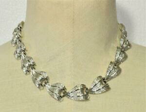 �y���������z�W���G���[�E�A�N�Z�T���[ ���B���e�[�W�R�[���X�y�K�T�X�V���u�g�l���[�t�V�F�C�v�j�b�g�l�b�N���Xvintage 50s firmato coro pegasus silvtone foglia forma maglie 15 collana