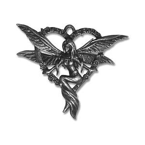 yzWG[EANZT[ O[Ebhn[gGts[^[y_gR[hciondolo di peltro greenwood elfo a cuore viene fornito con cordino nero