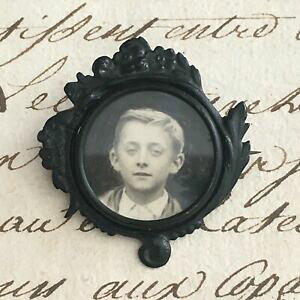 【送料無料】ジュエリー・アクセサリー ブローチアンシエンヌポルトアンティークフレンチブローチbroche ancienne porte photo 19101920 antique french brooch