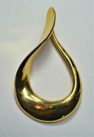 【送料無料】ジュエリー・アクセサリー トリファリポリッシュゴールドリングペンダントfirmato trifari color oro lucidato anello forma ciondolo