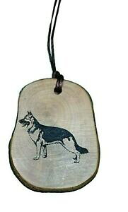 yzWG[EANZT[ hCcAUXVFp[hEbhy_glbNXcollana con cane alsaziano tedesco shepard fatto a mano inciso legno ciondolo regalo gsd