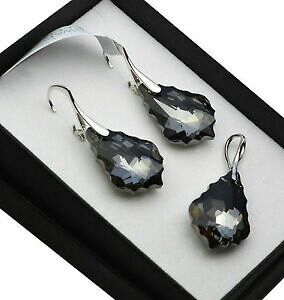 yzWG[EANZT[ obNiCgVo[XtXL[Vo[ZbgCO925 orecchini argentoset realizzati con elementi swarovski 22mm barocconotte dargento
