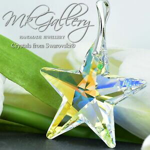 yzWG[EANZT[ XtXL[Ry_gVo[X^[NX^NX^grande ciondolo 925 argento 40mm star crystal abcristalli di swarovski R