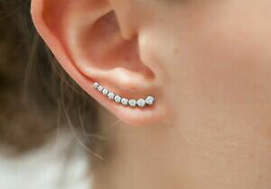 �y���������z�W���G���[�E�A�N�Z�T���[ �u�[�N���h���C���A���A���W�����T���e�B�X�h�W���R���R���^�[�h���[�ueboucles doreilles en argent 925 sertis de zircons contour de lobe deesse