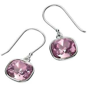 yzWG[EANZT[ GcVo[X^[OsNXtXL[NX^hbvCOtbNelementi argento sterling rosa swarovski orecchini a goccia cristallo, ganc