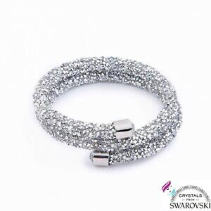 yzWG[EANZT[ IWiXtXL[NX^_ubvuXbgbracciale doppio giro da donna fatto con cristalli swarovski originali